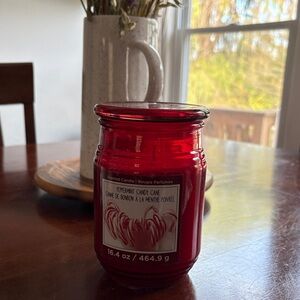 Red Peppermint Scented Candle